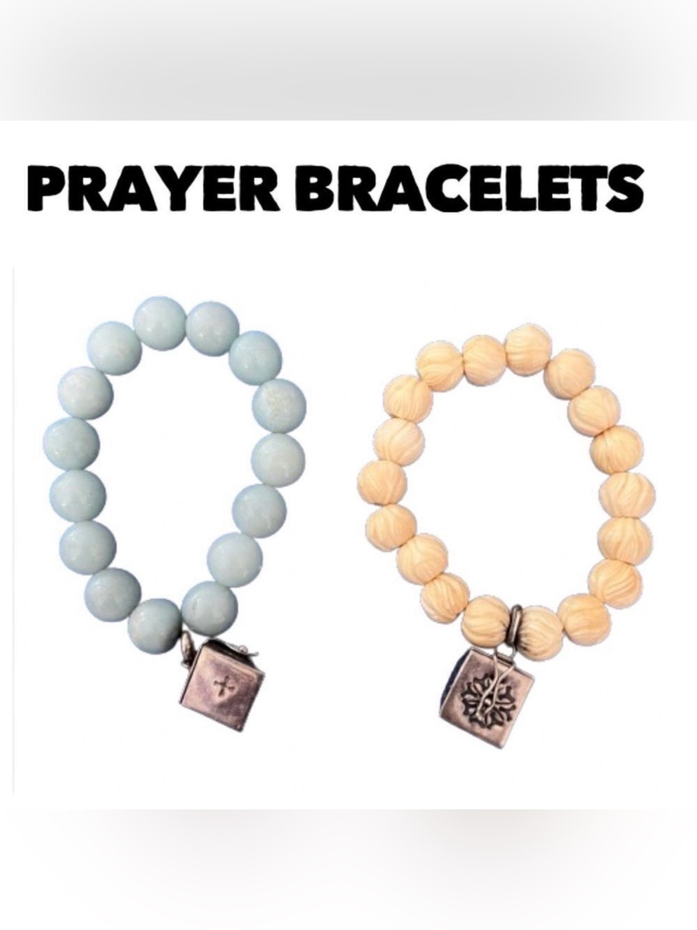 925 Prayer Box/Poison Box‎  Stone Bracelet Lot